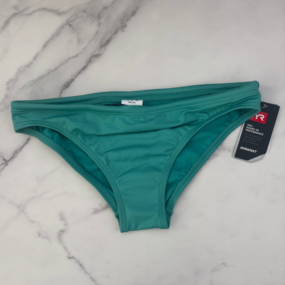 TYR seafoam green solid bikini bottom Size M